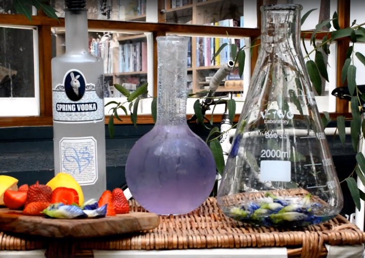 伏特加調酒酒譜：蝶豆花系列
